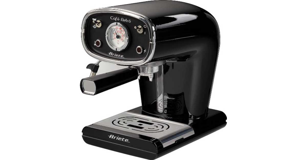 Macchina da Caffè Ariete 1388A Cafè Retrò con cialde di carta