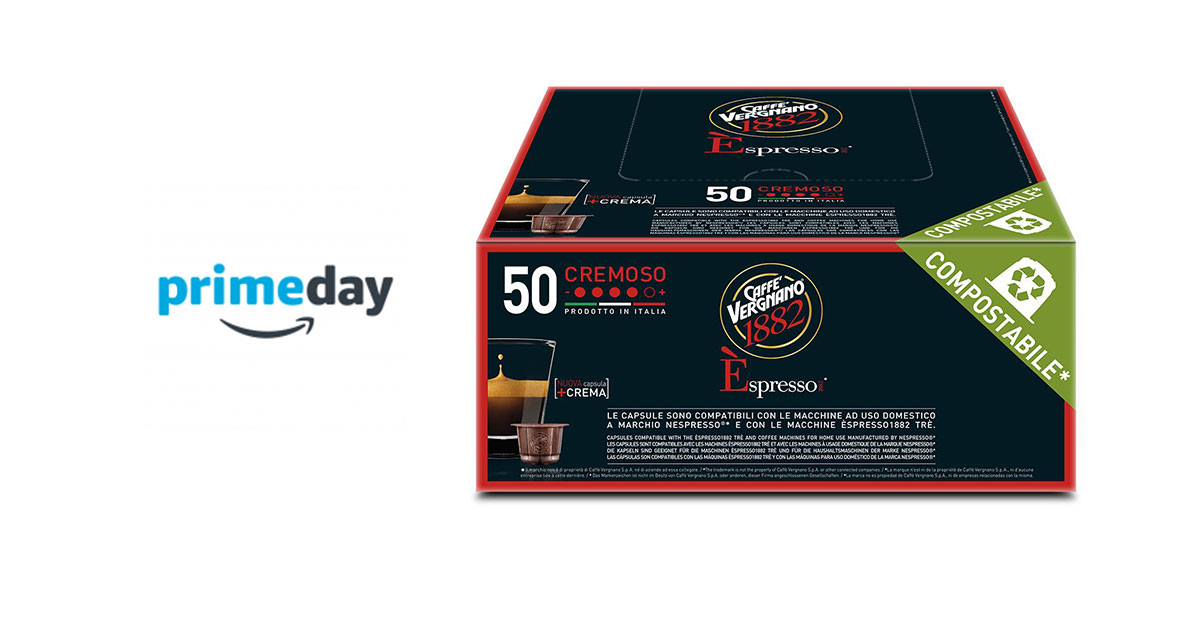 Al momento stai visualizzando Capsule caffè amazon prime day